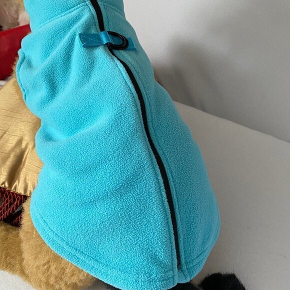 Blue Fleece Zip Up Jacket - Picture 5 of 6